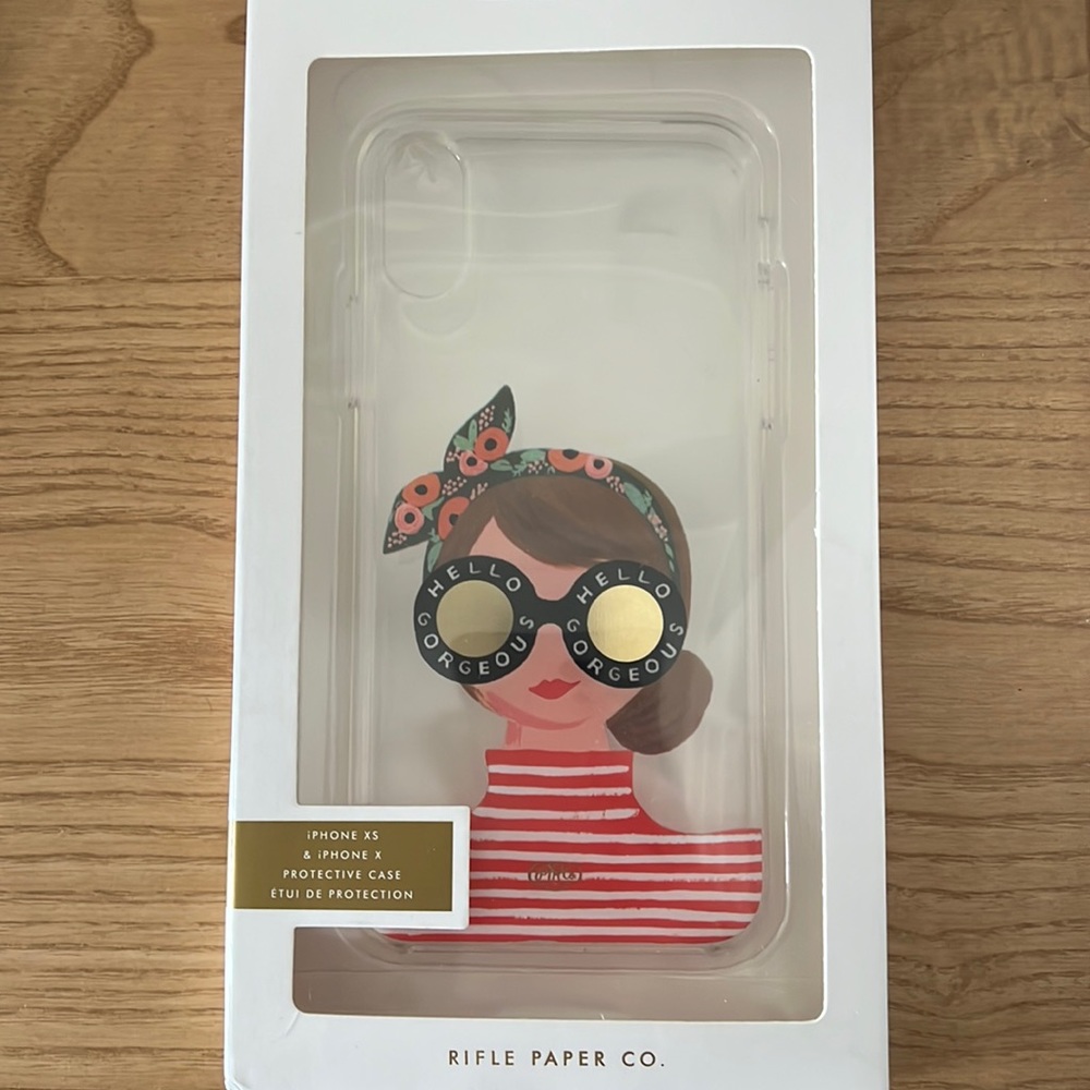 Rifle Paper Co iPhone X or XS case